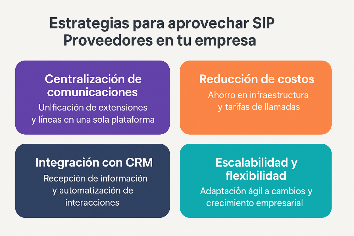 Estrategias para aprovechar SIP Proveedores en tu empresa Estrategias para aprovechar SIP Proveedores en tu empresa