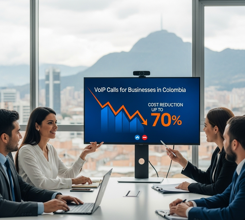 Llamadas VoIP para Empresas en Colombia: Reduce Costos hasta 70% | ColombiaRed